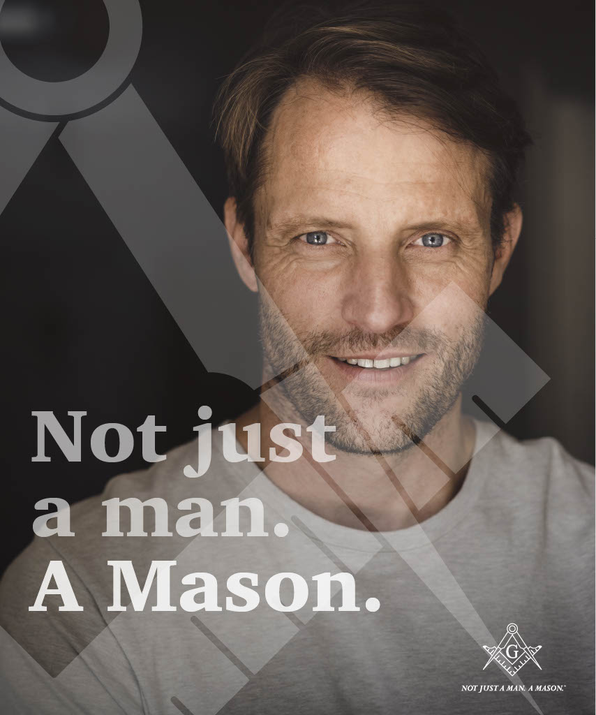 Not Just A Man, A Mason campaign poster